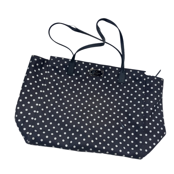 Kate Spade ♠️- Blake Avenue Taden Handbag Tote black and white polka-dot - Picture 3 of 16